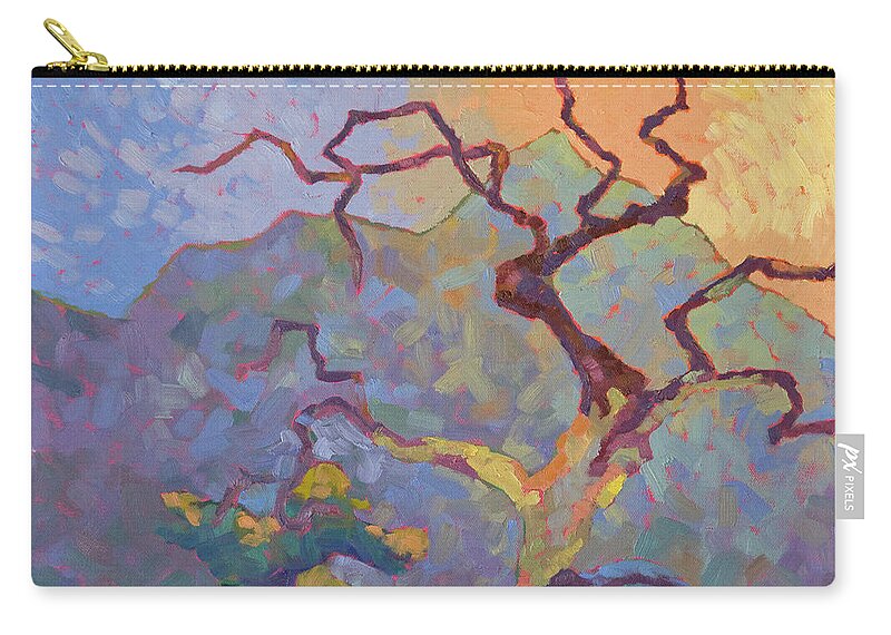Landscape Carry-all Pouch featuring the painting Old Bones by Srishti Wilhelm