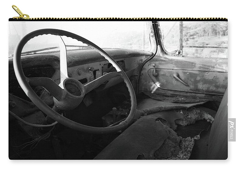 Truck Zip Pouch featuring the photograph Old Farm Truck by Ryan Workman Photography