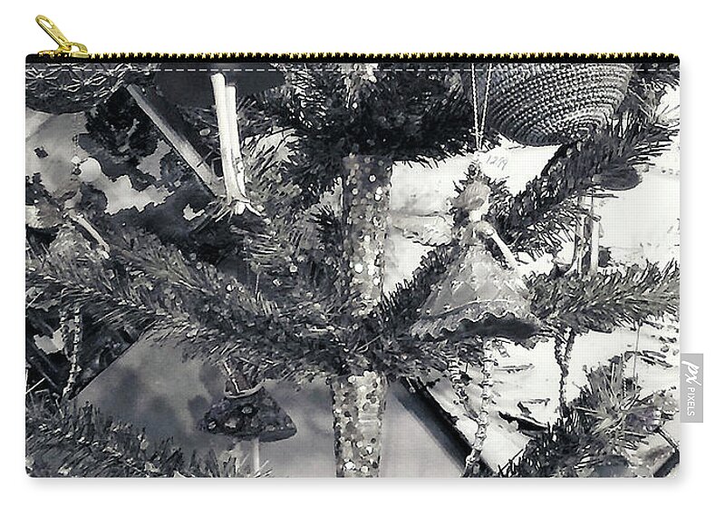 Christmas Zip Pouch featuring the photograph Old Fashion Christmas by Mindy Newman