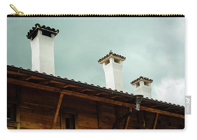 Old Zip Pouch featuring the photograph Old house by Dimitar Hristov