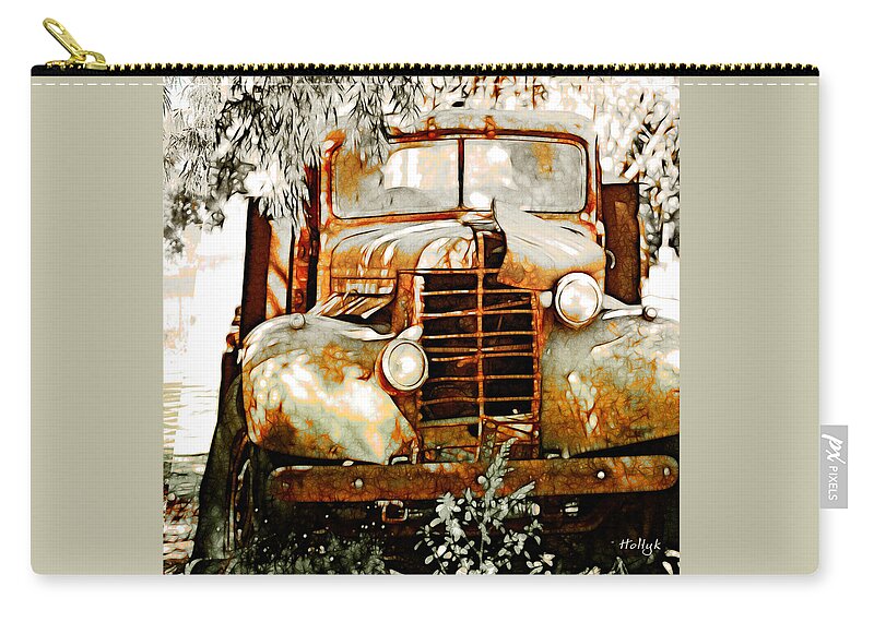 Transportation Zip Pouch featuring the photograph Old Memories Never Die by Holly Kempe