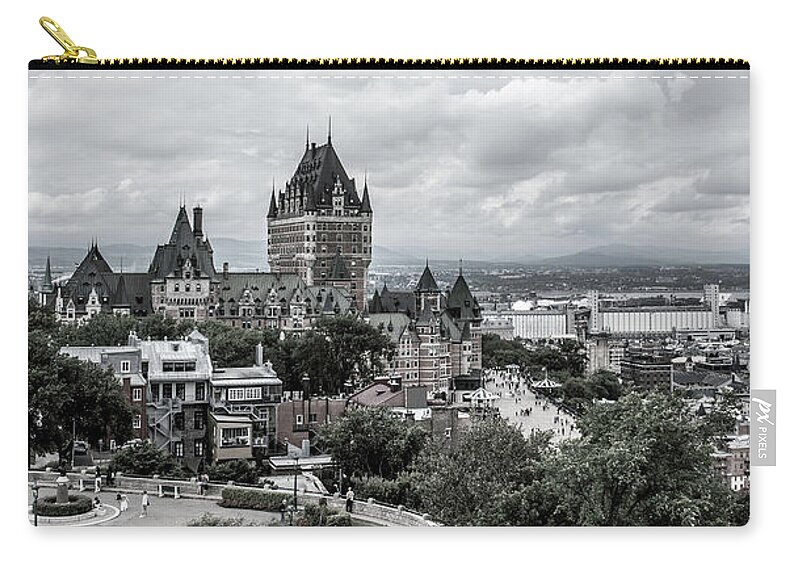 Quebec Carry-all Pouch featuring the photograph Old Quebec City by Kathy Paynter