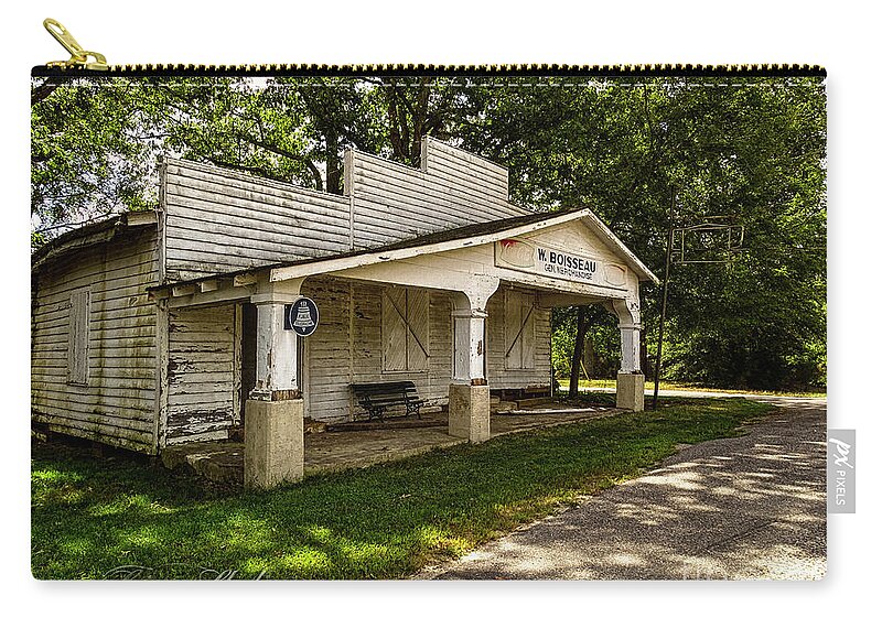 Photoshop Zip Pouch featuring the photograph Old Store In Dewitt Virginia by Melissa Messick
