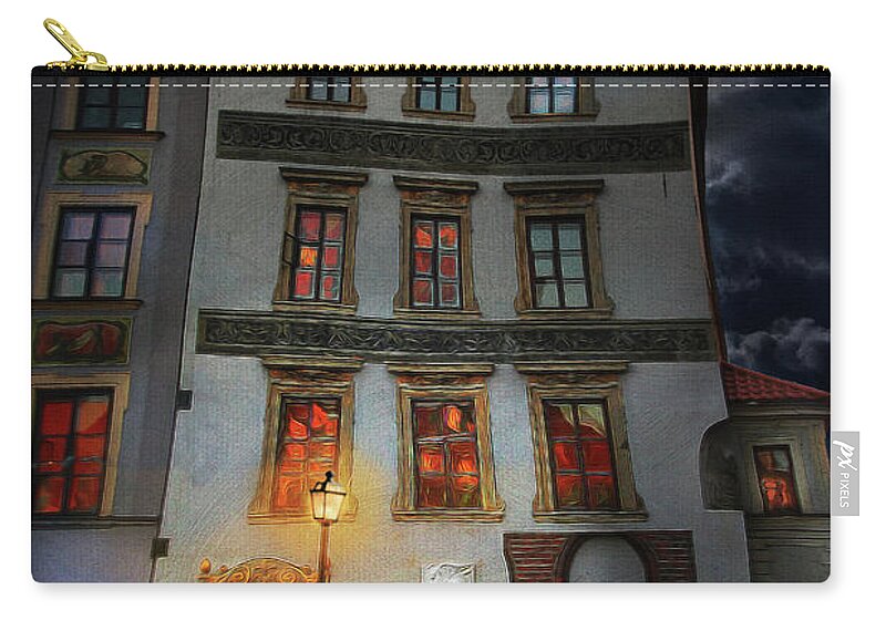 Old Town Zip Pouch featuring the photograph Old Town in Warsaw #17 by Aleksander Rotner