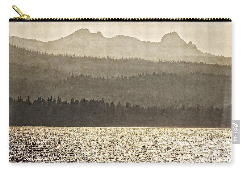 Diamond Peak Zip Pouch featuring the photograph Old Vision of Diamond Peak by Mick Anderson