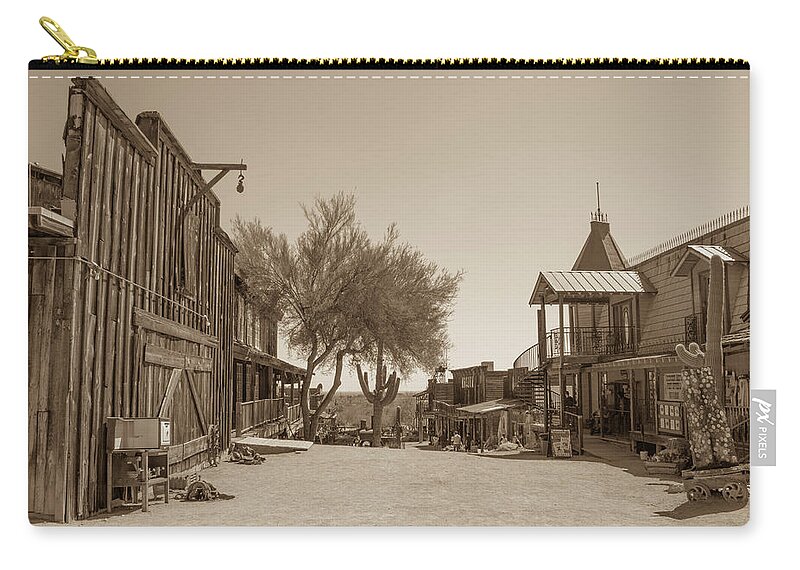 Western Carry-all Pouch featuring the photograph Old West 4 by Darrell Foster