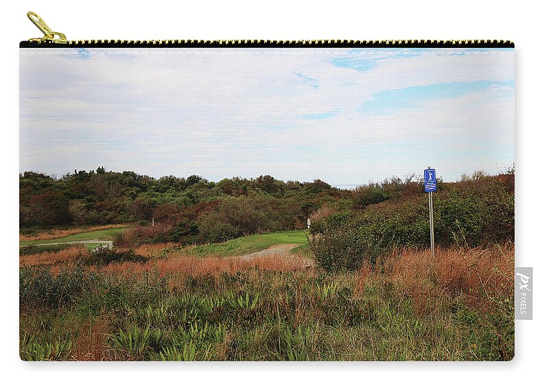 Oldest Links Course Zip Pouch featuring the photograph Oldest Links Course in MA by Imagery-at- Work