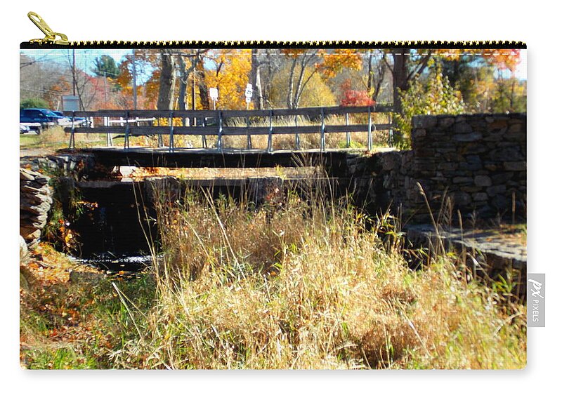 Oliver Mill Park Zip Pouch featuring the photograph Oliver Mill Park by Catherine Gagne