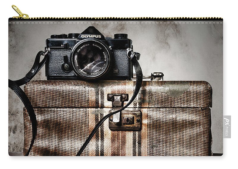Olympus On Top Zip Pouch featuring the photograph Olympus On Top by Sharon Popek