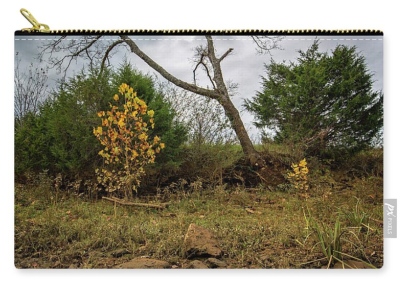 Dark Zip Pouch featuring the photograph Ominous by Alan Raasch