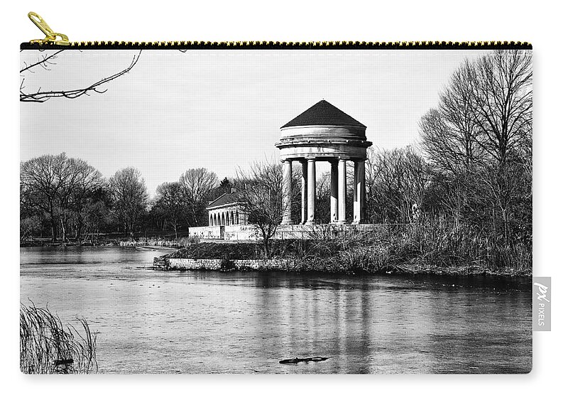 Philadelphia Zip Pouch featuring the photograph On the Lake at FDR Park by Bill Cannon