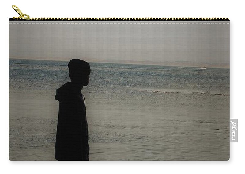 Dead Zip Pouch featuring the photograph On the verge of dead by Maria Aduke Alabi