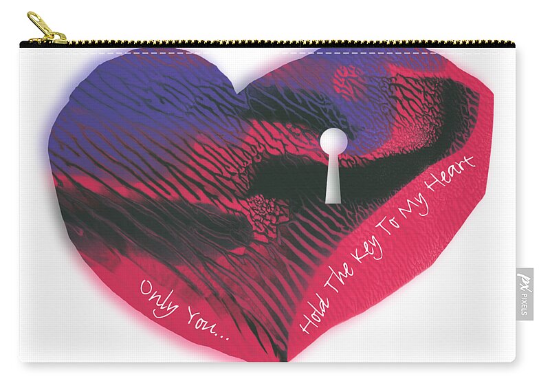 Only You Hold The Key To My Heart 2 Zip Pouch by Mick Flodin - Pixels