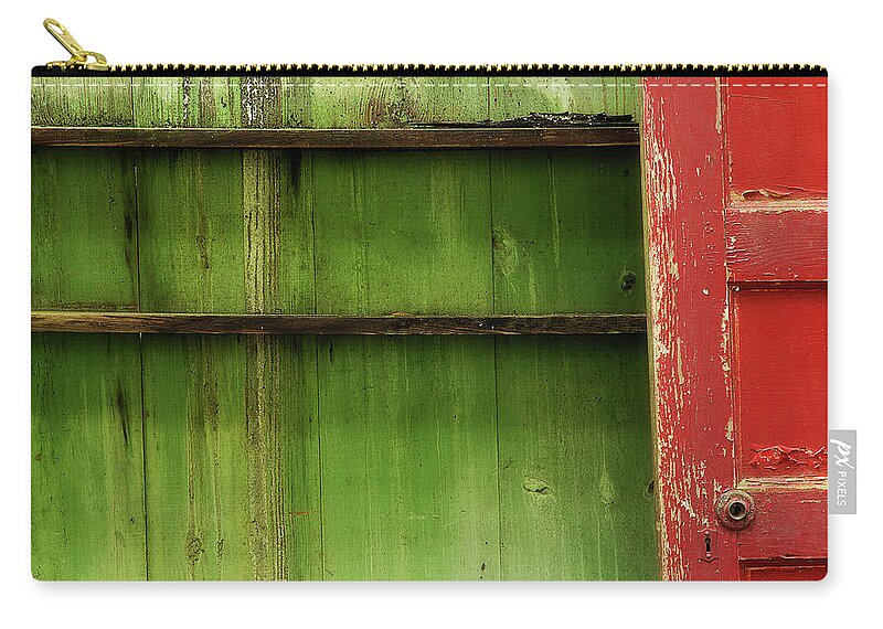 Doorway Zip Pouch featuring the photograph Open Door by Mike Eingle