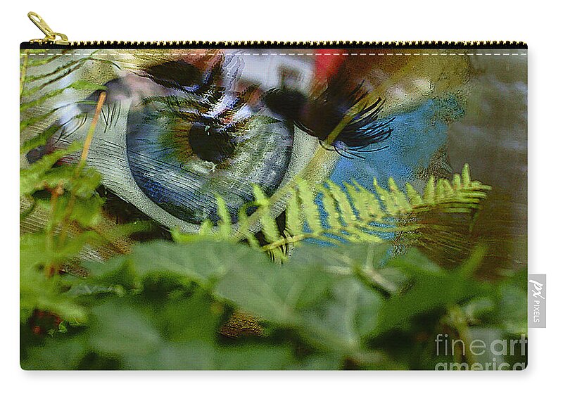 Eyes Zip Pouch featuring the photograph Open your eyes. by Alexander Vinogradov