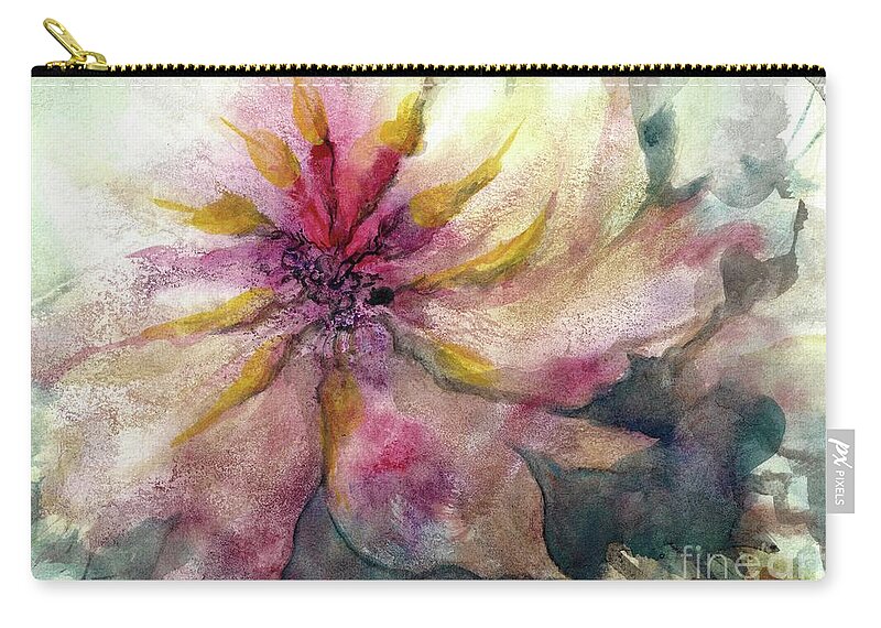 #creativemother Zip Pouch featuring the painting OpenStarTop by Francelle Theriot