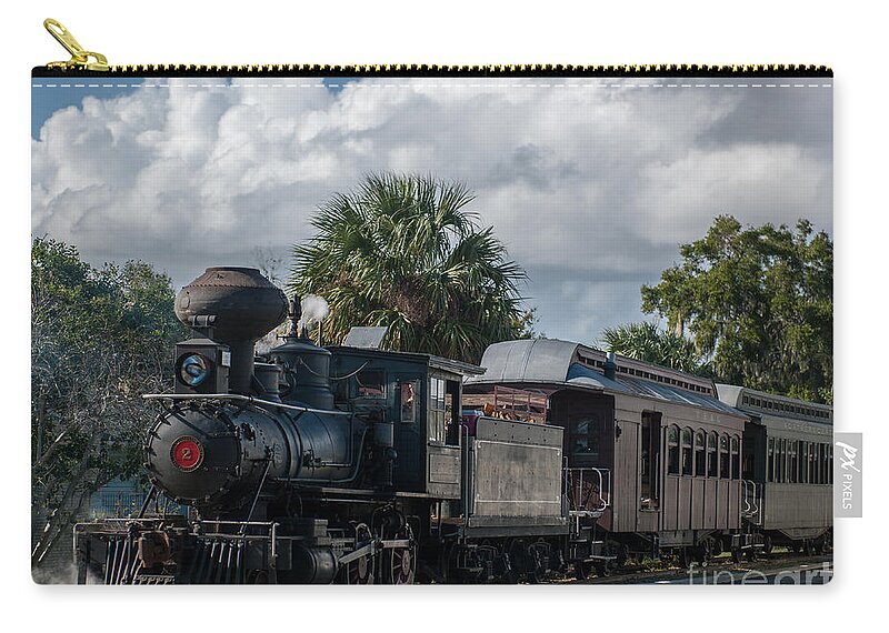 Orange Blossom Trail Zip Pouch featuring the photograph Orange Blossom Trail by Dale Powell