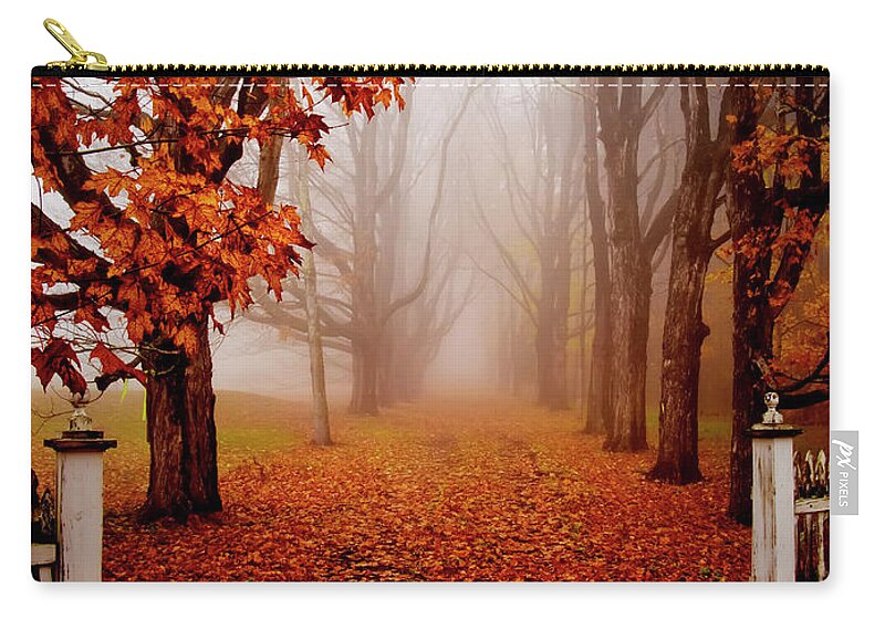 Landscape Carry-all Pouch featuring the photograph Orange Radiance by Jeff Cooper