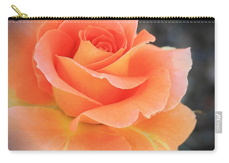 Orange Zip Pouch featuring the photograph Orange Sherbert by Marna Edwards Flavell