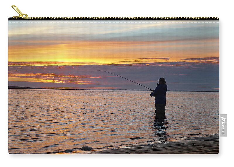 Coast Zip Pouch featuring the photograph Oregon Fishing by Scott Slone