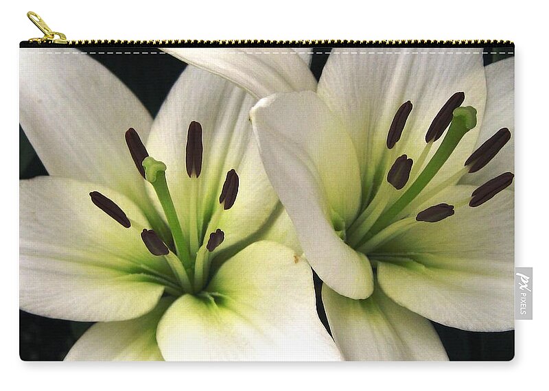 Oriental Lily Zip Pouch featuring the photograph Oriental Lily named Endless Love by J McCombie
