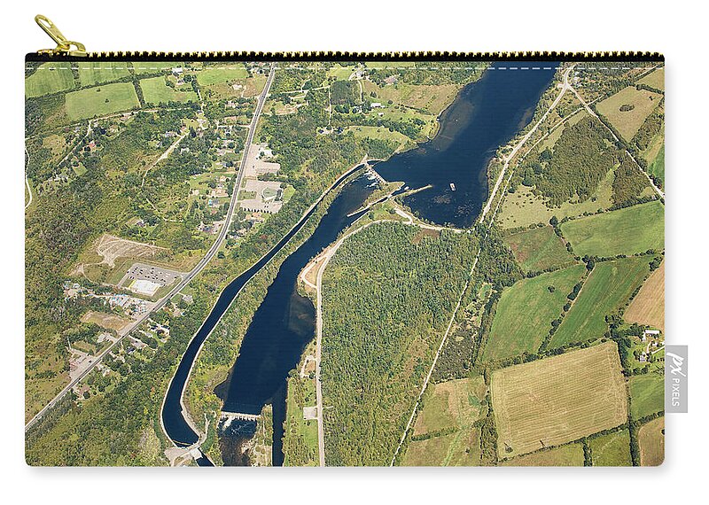 Cessna Zip Pouch featuring the photograph Otonabee Locks by Eunice Gibb