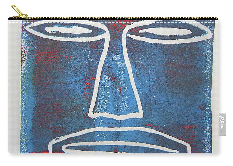 Prayer Zip Pouch featuring the painting Our Father by Marwan George Khoury