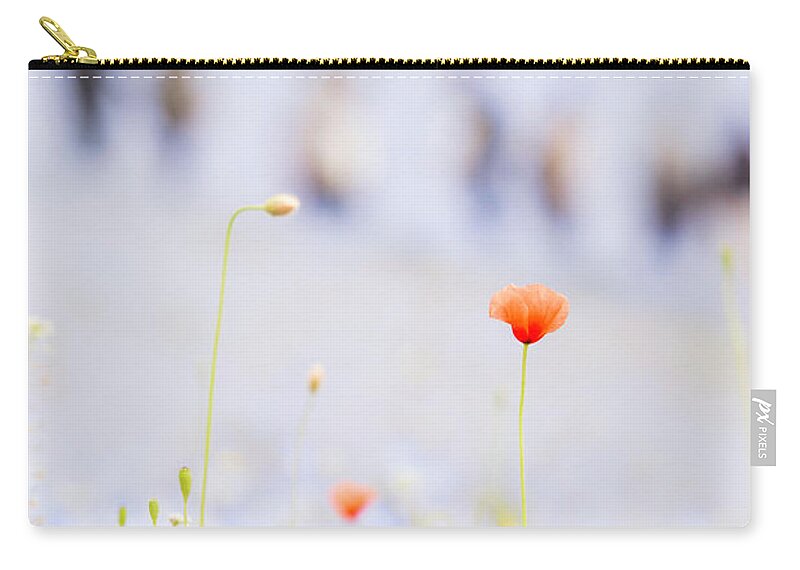 Flowersmall Flowers Zip Pouch featuring the photograph Ourselves alone by Ponte Ryuurui