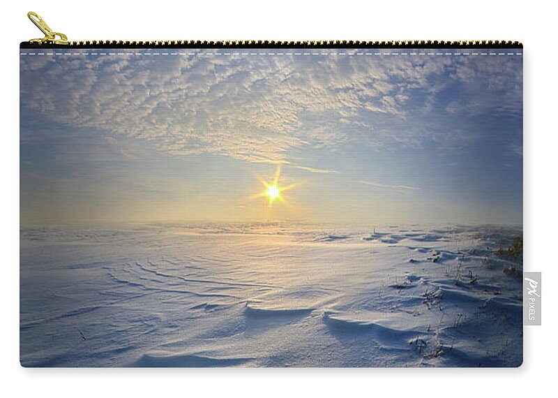 Clouds Zip Pouch featuring the photograph Out Of The East by Phil Koch