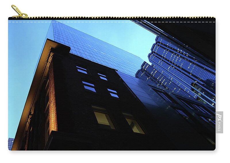 Street Photography Zip Pouch featuring the photograph Over here now by J C