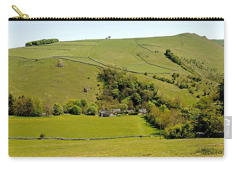 Europe Zip Pouch featuring the photograph Overlooking Milldale by Rod Johnson