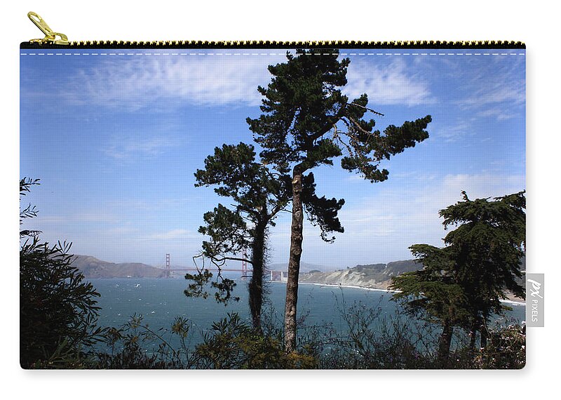San Francisco Bay Zip Pouch featuring the photograph Overlooking the Bay by Carol Groenen