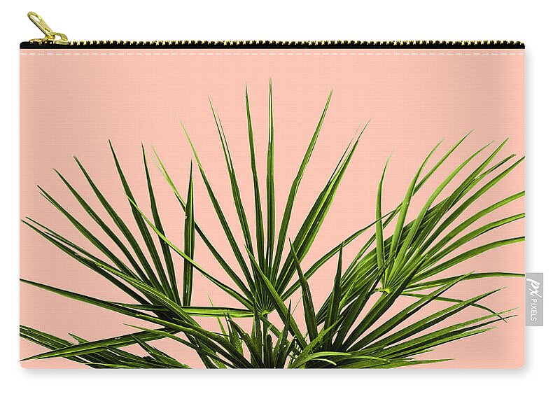 Palm Tree Zip Pouch featuring the photograph Palm Life - Pastel by Jennifer Walsh