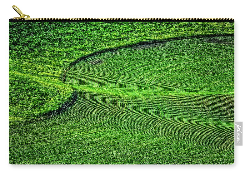 Palouse Zip Pouch featuring the photograph Palouse S by Ed Broberg