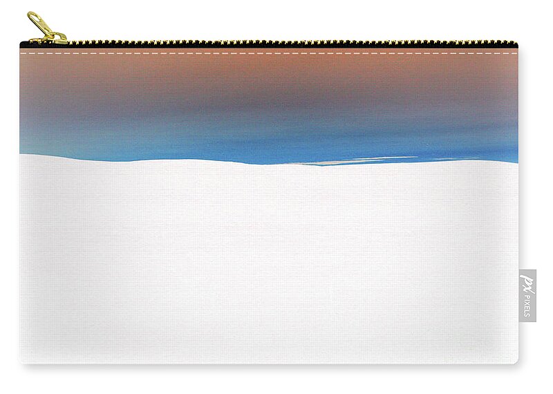 Modern Zip Pouch featuring the photograph Palouse White Sunset by Rich Collins
