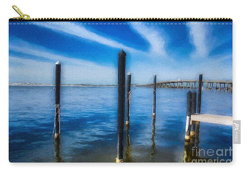 Panhandle Poles Zip Pouch featuring the photograph Panhandle Poles # 3 by Mel Steinhauer