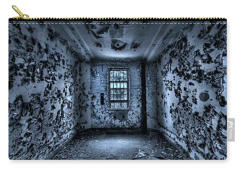 Room Zip Pouch featuring the photograph Panic Room by Evelina Kremsdorf