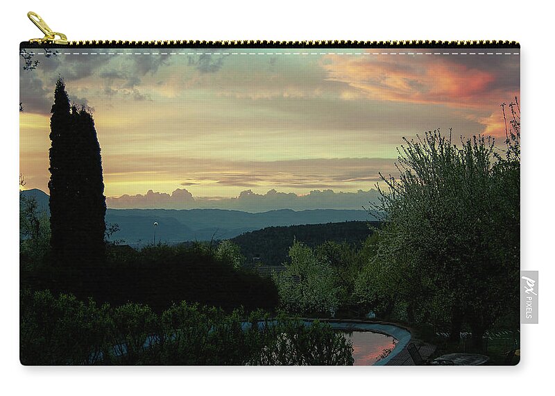 Panorama Zip Pouch featuring the photograph Panorama by Jackie Russo