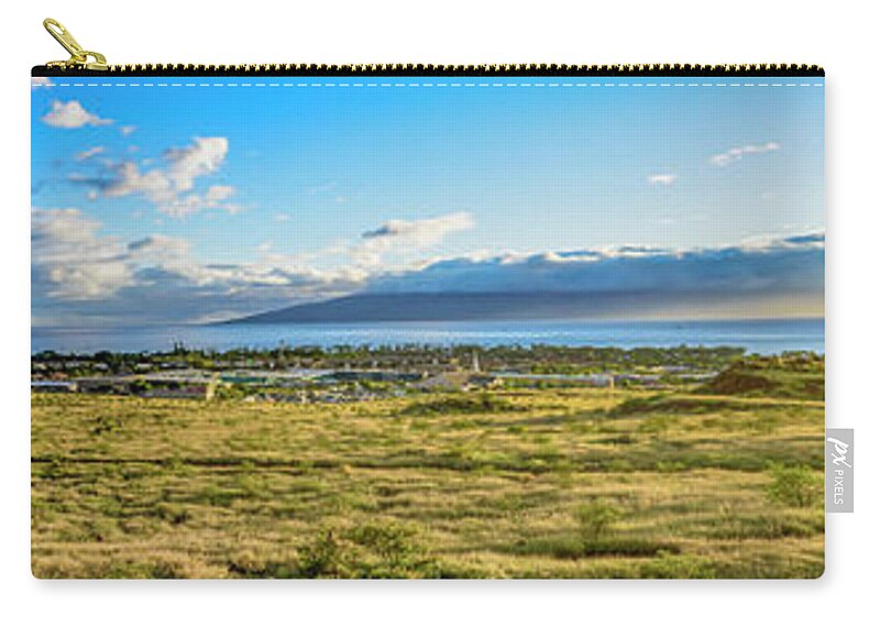 Hawaii Zip Pouch featuring the photograph Panorama  by Jim Thompson