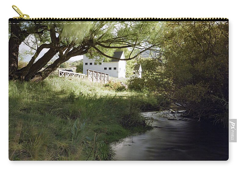 Utah Carry-all Pouch featuring the photograph Park City Barn 2 by Brett Pelletier