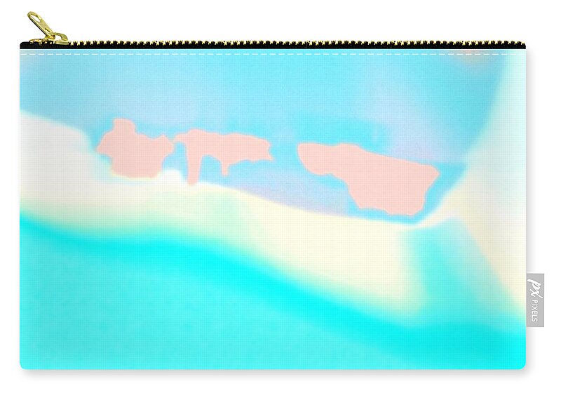 Abstract Zip Pouch featuring the photograph Pastel abstract landscape by Itsonlythemoon