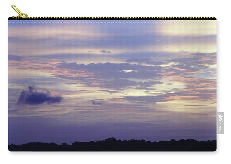 Sunrise Zip Pouch featuring the photograph Pastel Reflections On The Lake by D Hackett