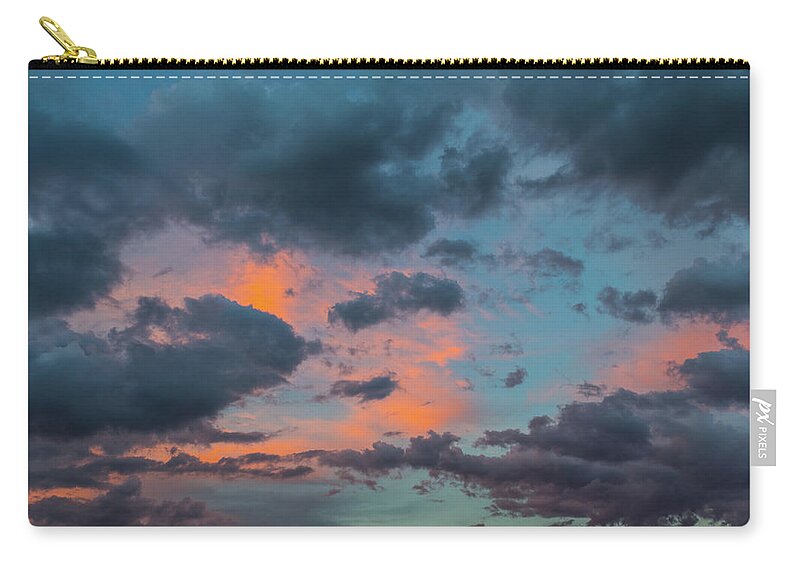 El Paso Zip Pouch featuring the photograph Pastel Skies by SR Green