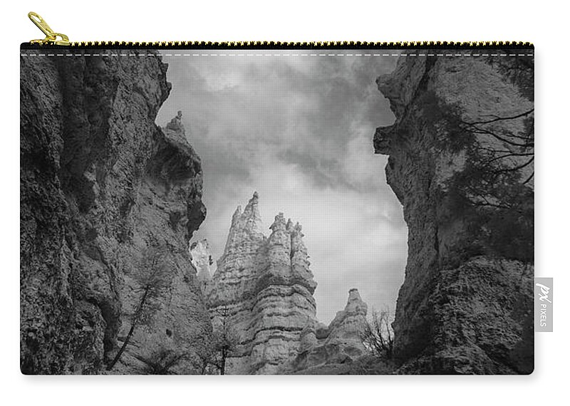 Hoodoo Zip Pouch featuring the photograph Path To Enlightenment by Jim Cook