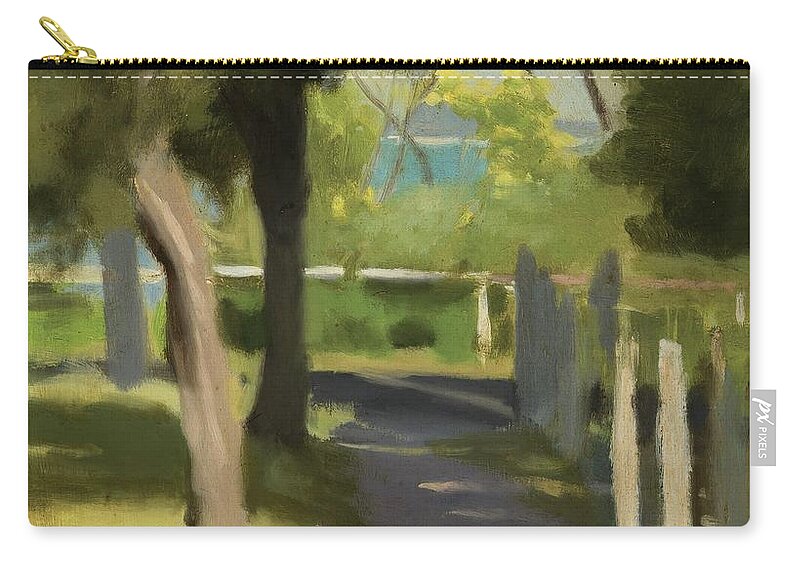 Clarice Beckett Carry-all Pouch featuring the painting Path to the Beach by Clarice Beckett