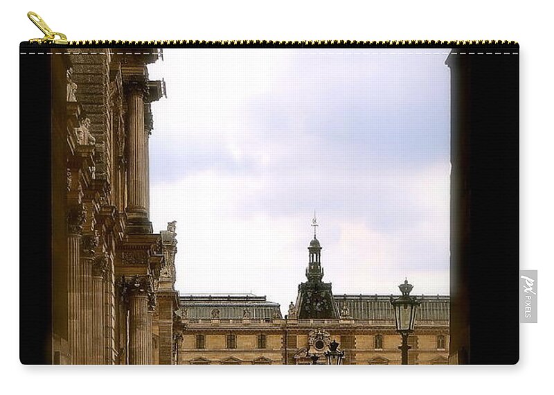 Paris Zip Pouch featuring the photograph Pathway To Paris by Ira Shander