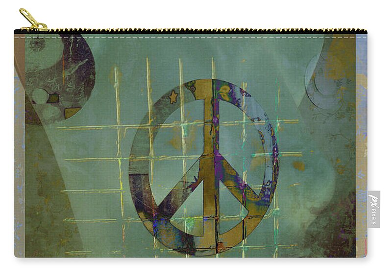 Abstract Zip Pouch featuring the photograph Peace in Heart by J C