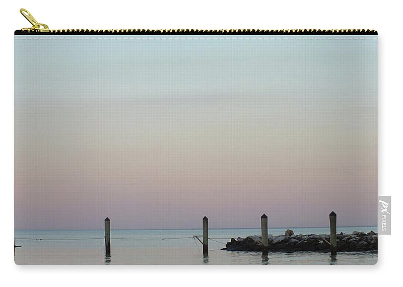 Peace Zip Pouch featuring the photograph Peace in North Beach by Kimmary MacLean