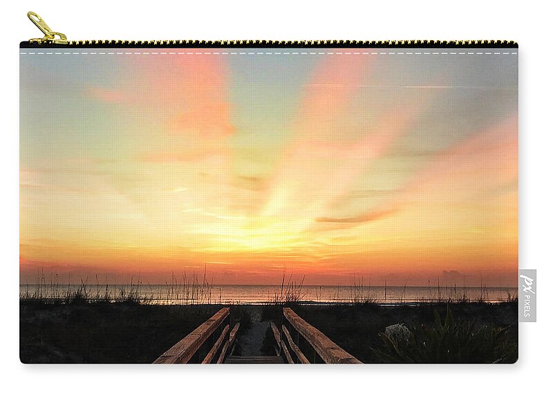 Peace Zip Pouch featuring the photograph Peace by LeeAnn Kendall