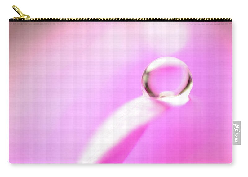 Bokeh Zip Pouch featuring the photograph Peaceful Offering by Sandra Parlow